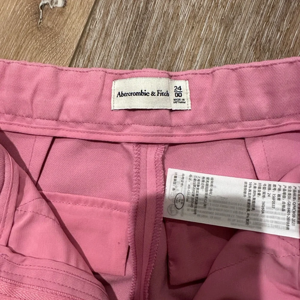 Abercrombie & Fitch Pink Pants - Picture 2 of 2